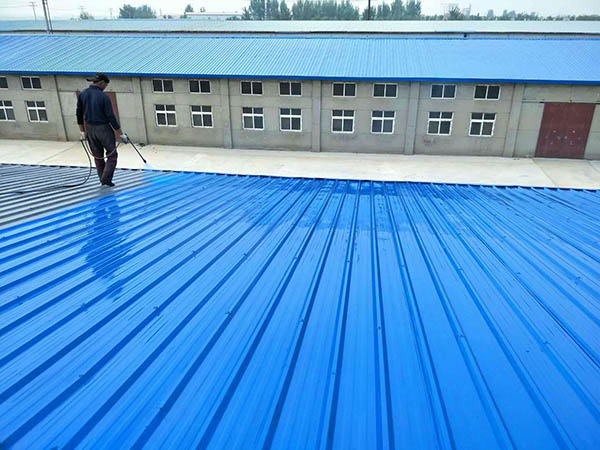岱岳 彩钢瓦喷漆翻新工业厂房、仓库